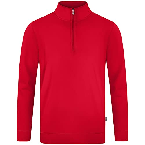 JAKO Men Trainingsziptop Ziptop Doubletex, Rot, C8630-100, XL von JAKO