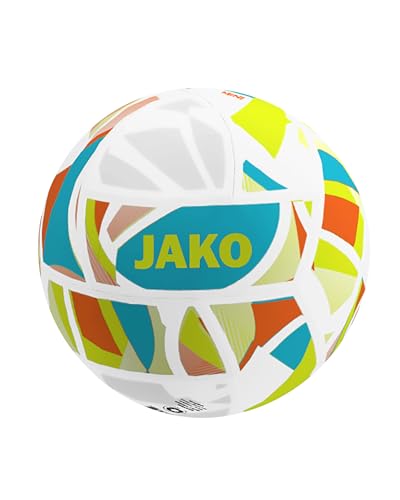 JAKO Miniball Iconic, weiß/Cyan/Neongelb, 1 JAKO Miniball Iconic, weiß/Cyan/Neongelb, 1 von JAKO