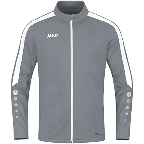 JAKO Herren Polyesterjacke Power, Steingrau, 4XL von JAKO