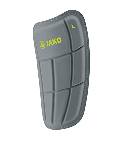 JAKO Schienbeinschoner Prestige Kevlar Solo, steingrau/Lime, XL von JAKO