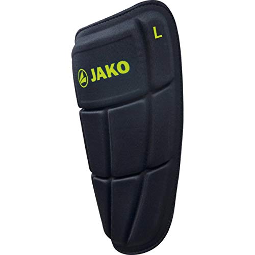 JAKO Schienbeinschoner Prestige Kevlar Solo, schwarz/Lime, XL von JAKO