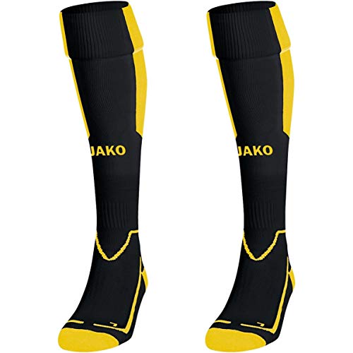 JAKO Unisex Stutzenstrumpf Lazio Stutzenstrümpfe, Mehrfarbig(Schwarz/Citro), 39-42 EU JAKO Unisex Stutzenstrumpf Lazio Stutzenstrümpfe, Mehrfarbig(Schwarz/Citro), 39-42 EU von JAKO