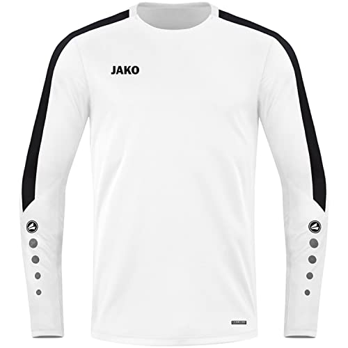 JAKO Herren Sweatshirt Power, Weiß, L von JAKO