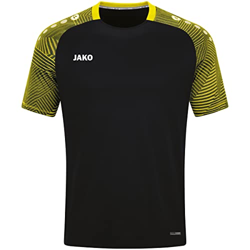 JAKO T-Shirt Performance, Größe:164, Farbe:schwarz/soft yellow von JAKO