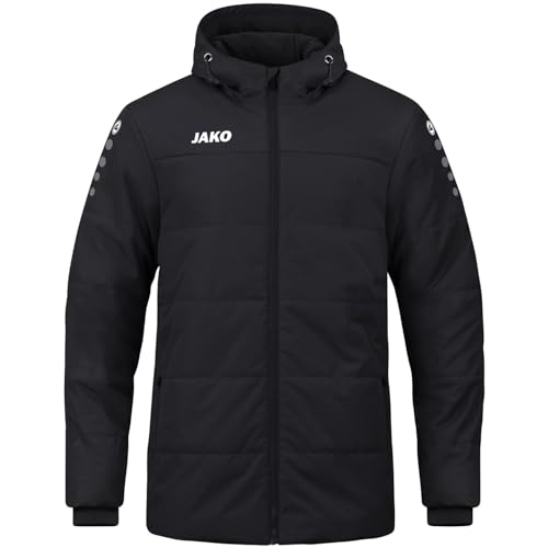 JAKO Herren Coachjakke team med hætte Coachjacke, Schwarz, S EU JAKO Herren Coachjakke team med hætte Coachjacke, Schwarz, S EU von JAKO