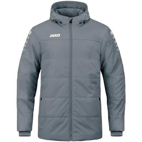 JAKO Herren Coachjacke Team mit Kapuze, Steingrau, M JAKO Herren Coachjacke Team mit Kapuze, Steingrau, M von JAKO
