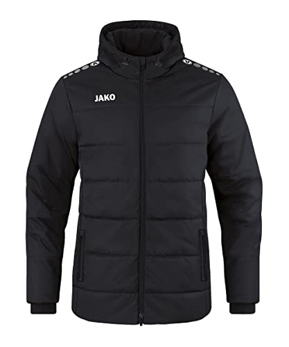 JAKO Herren Coachjacke Team mit Kapuze, Schwarz, XXL JAKO Herren Coachjacke Team mit Kapuze, Schwarz, XXL von JAKO