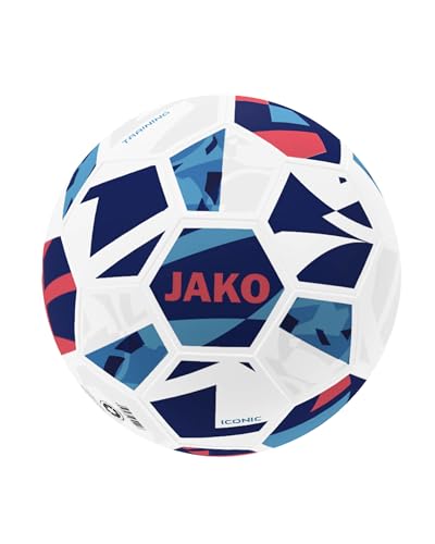 JAKO Trainingsball Iconic, weiß/Navy/Coral, 5 JAKO Trainingsball Iconic, weiß/Navy/Coral, 5 von JAKO