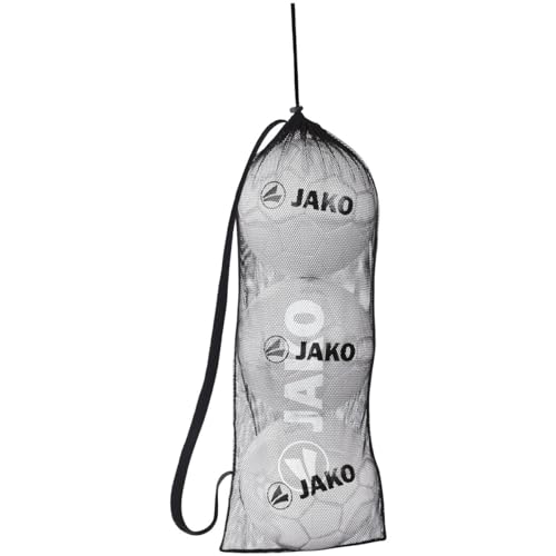 JAKO Unisex Ballnetz 3er, Schwarz, Empty/NO Size JAKO Unisex Ballnetz 3er, Schwarz, Empty/NO Size von JAKO