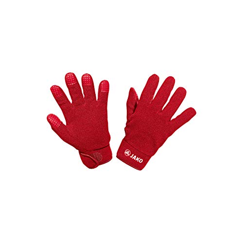 JAKO Unisex Feldspielerhandschuhe Fleece, Rot, 9 JAKO Unisex Feldspielerhandschuhe Fleece, Rot, 9 von JAKO