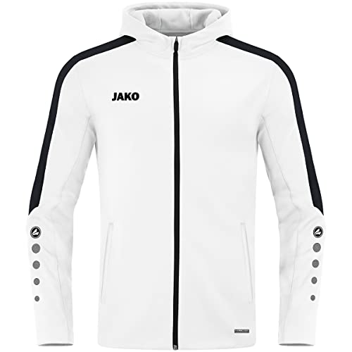 JAKO Herren Kapuzenjacke Power, Weiß, L JAKO Herren Kapuzenjacke Power, Weiß, L von JAKO