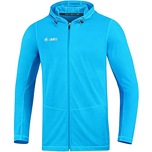 JAKO Unisex Kinder Løb 2.0 Kapuzenjacke, Blau, 152 EU von JAKO