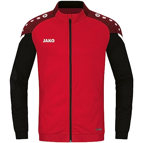 JAKO Kinder Polyesterjacke Performance, Rot/Schwarz, 128 JAKO Kinder Polyesterjacke Performance, Rot/Schwarz, 128 von JAKO