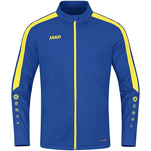 JAKO Kinder Polyesterjacke Power, Royal/Citro, 128 von JAKO