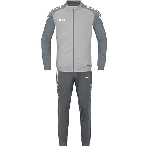 JAKO Kinder Trainingsanzug Polyester Performance, Soft Grey/Steingrau, 152 JAKO Kinder Trainingsanzug Polyester Performance, Soft Grey/Steingrau, 152 von JAKO