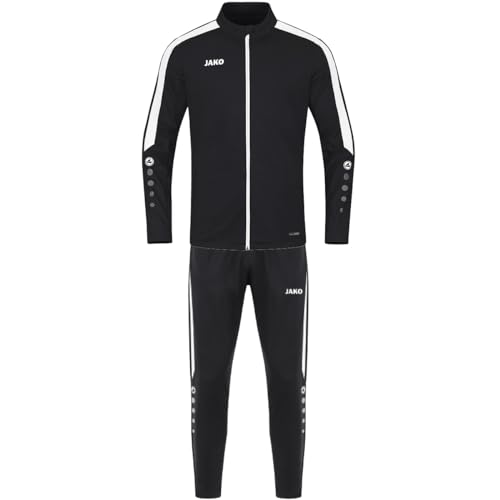 JAKO Kinder Trainingsanzug Polyester Power, Schwarz, 164 JAKO Kinder Trainingsanzug Polyester Power, Schwarz, 164 von JAKO