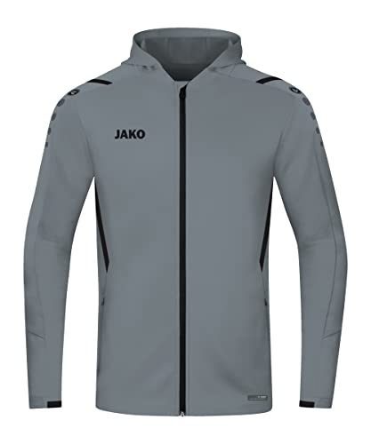 JAKO Kinder Kapuzenjacke Challenge, Steingrau/Schwarz, 128 JAKO Kinder Kapuzenjacke Challenge, Steingrau/Schwarz, 128 von JAKO