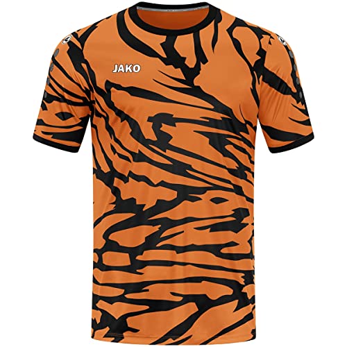 JAKO Kinder Trikot Animal (Kurzarm), Neonorange/Schwarz, 140 von JAKO