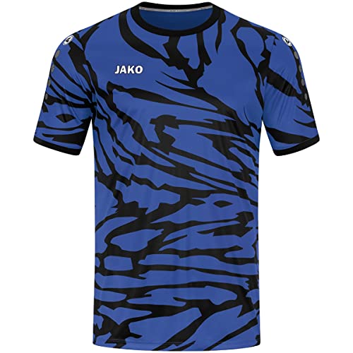 JAKO Kinder Trikot Animal (Kurzarm), Sportroyal/Schwarz, 152 von JAKO