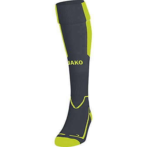 JAKO Unisex Stutzenstrumpf Lazio, Anthrazit/Lime, 39-42 JAKO Unisex Stutzenstrumpf Lazio, Anthrazit/Lime, 39-42 von JAKO