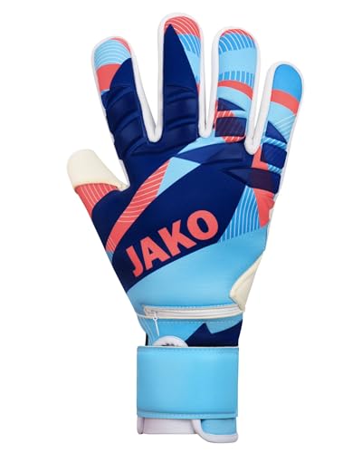 JAKO Unisex Torwart-Handschuhe River WRC Protection, SkyBlue/Coral/Navy, 10,5 JAKO Unisex Torwart-Handschuhe River WRC Protection, SkyBlue/Coral/Navy, 10,5 von JAKO