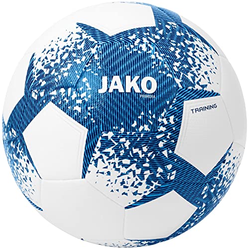 JAKO Unisex Trainingsball Primera, Weiß/Jako-Blau/Navy, 5 von JAKO