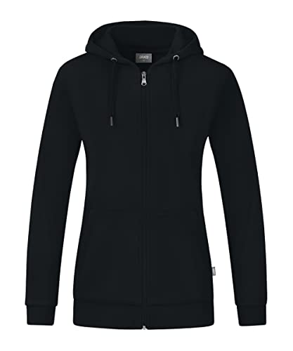 Jako Women Basic-/Kapuzen-Jacke Kapuzenjacke Organic, Schwarz, C6820-800, 38 Jako Women Basic-/Kapuzen-Jacke Kapuzenjacke Organic, Schwarz, C6820-800, 38 von JAKO