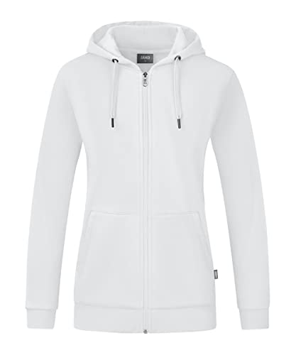 Jako Women Basic-/Kapuzen-Jacke Kapuzenjacke Organic, Weiß, C6820-000, 42 Jako Women Basic-/Kapuzen-Jacke Kapuzenjacke Organic, Weiß, C6820-000, 42 von JAKO