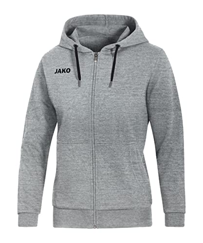 Jako Damen Kapuzenjacke Base, hellgrau meliert, 42, 6865 Jako Damen Kapuzenjacke Base, hellgrau meliert, 42, 6865 von JAKO