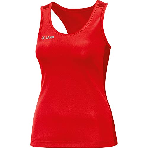 Jako Damen Tanktop Sprint Tank-top, Rot, 42 von JAKO