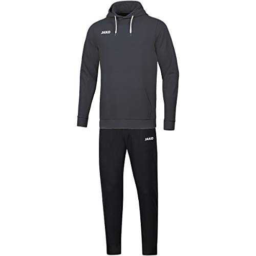 Jako Herren Jogginganzug Base mit Kapuzensweat, Anthrazit, 3XL, M9465 von JAKO