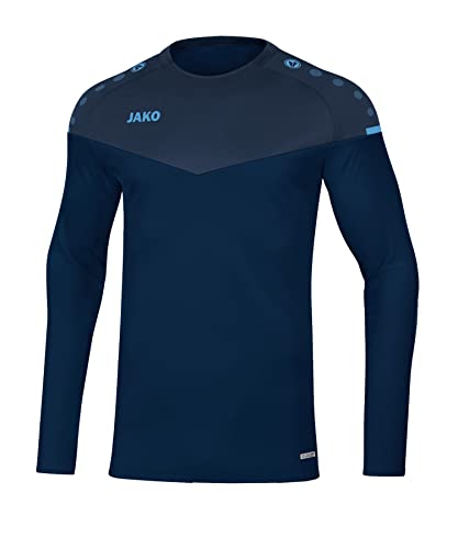 Jako Herren Sweat Champ 2.0, marine/darkblue/skyblue, L, 8820 von JAKO