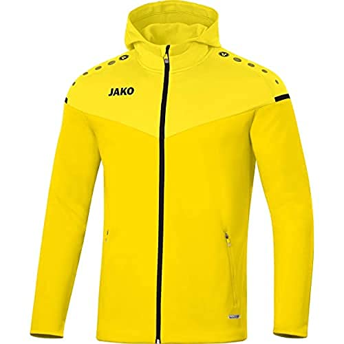 Jako Kinder Kapuzenjacke Champ 2.0, citro/citro light, 164, 6820 von JAKO