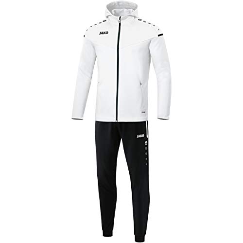 Jako Kinder Trainingsanzug Polyester Champ 2.0 mit Kapuze, Weiß, 128, M9420 Jako Kinder Trainingsanzug Polyester Champ 2.0 mit Kapuze, Weiß, 128, M9420 von JAKO