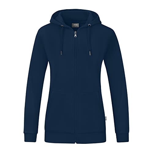 Jako Women Basic-/Kapuzen-Jacke Kapuzenjacke Organic, Marine, C6820-900, 36 Jako Women Basic-/Kapuzen-Jacke Kapuzenjacke Organic, Marine, C6820-900, 36 von JAKO