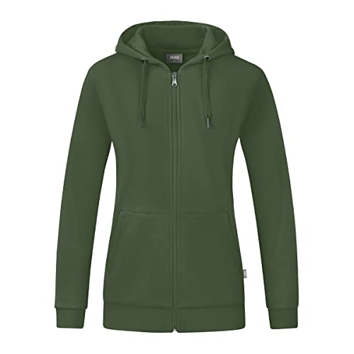 Jako Women Basic-/Kapuzen-Jacke Kapuzenjacke Organic, Oliv, C6820-240, 36 Jako Women Basic-/Kapuzen-Jacke Kapuzenjacke Organic, Oliv, C6820-240, 36 von JAKO