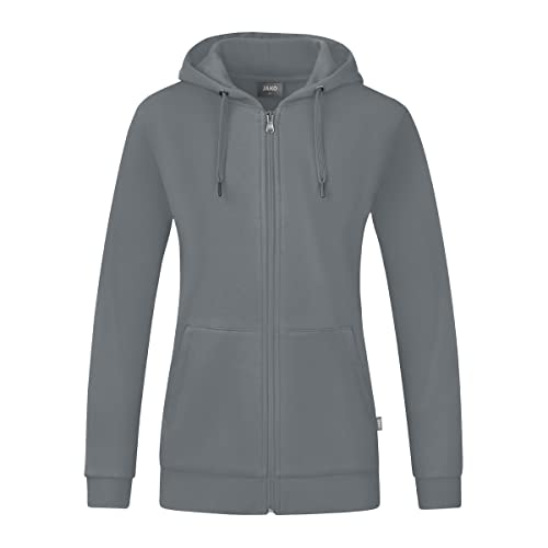 Jako Women Basic-/Kapuzen-Jacke Kapuzenjacke Organic, Steingrau, C6820-840, 48 Jako Women Basic-/Kapuzen-Jacke Kapuzenjacke Organic, Steingrau, C6820-840, 48 von JAKO