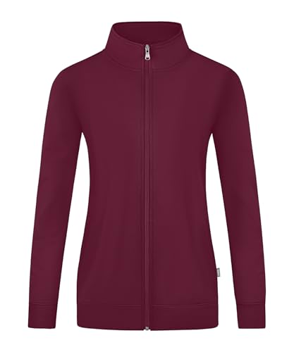 Jako Women Freizeitjacke Sweatjacke Doubletex, Maroon, C9830-130, 46 Jako Women Freizeitjacke Sweatjacke Doubletex, Maroon, C9830-130, 46 von JAKO
