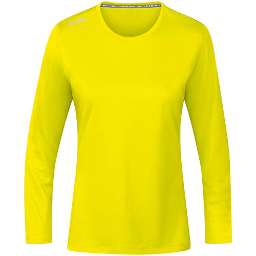 JAKO Damen Longsleeve Run 2.0 Unterhemd, Neongelb, 36 EU von JAKO