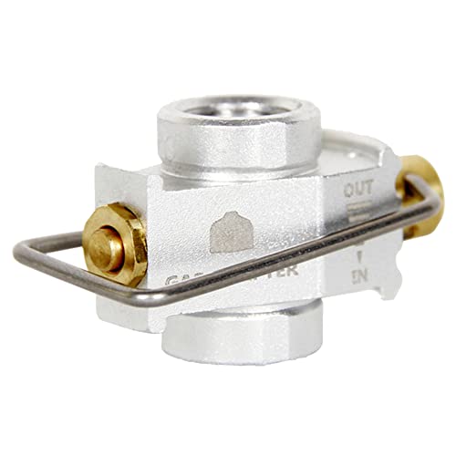 JANZU Camping Gas Saver Plus Gas Converter Shifter Refill Flat Tank Conversion Adapter Camping Gas Adapterventil,Silber JANZU Camping Gas Saver Plus Gas Converter Shifter Refill Flat Tank Conversion Adapter Camping Gas Adapterventil,Silber von JANZU