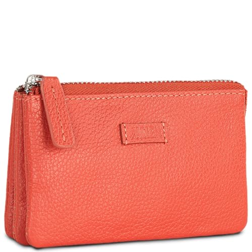 JASLEN - Geldbörse Damen Leder - Strapazierfähige Portmonee Damen Leder - Geldbeutel Damen. Damen-Geldbörsen. Portemonnaie Damen Leder mit Mehreren fächern, Rot JASLEN - Geldbörse Damen Leder - Strapazierfähige Portmonee Damen Leder - Geldbeutel Damen. Damen-Geldbörsen. Portemonnaie Damen Leder mit Mehreren fächern, Rot von JASLEN