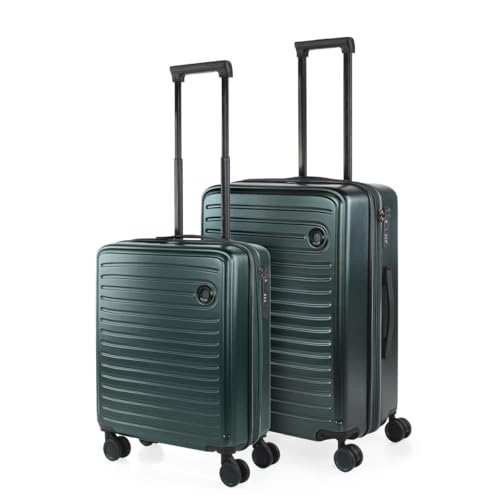 JASLEN - Gepäck-Sets, Reisekoffer, Reisekoffer Set, Kofferset, Hartschalenkoffer, Trolley-Set, Luggage - Große Auswahl an Koffer & Trolleys für Jede Reise!, Grün von JASLEN