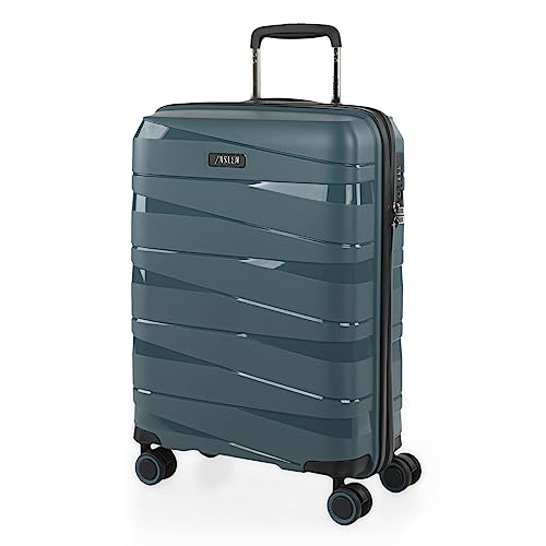 JASLEN - Koffer Klein Handgepäck - Handgepäck Koffer 4 Rollen - Koffer Handgepäck Leicht und Robust - Reisekoffer Klein aus Hochwertigen Materialien - Hartschalenkoffer Klein mit Zahlen, Metallic Blau JASLEN - Koffer Klein Handgepäck - Handgepäck Koffer 4 Rollen - Koffer Handgepäck Leicht und Robust - Reisekoffer Klein aus Hochwertigen Materialien - Hartschalenkoffer Klein mit Zahlen, Metallic Blau von JASLEN