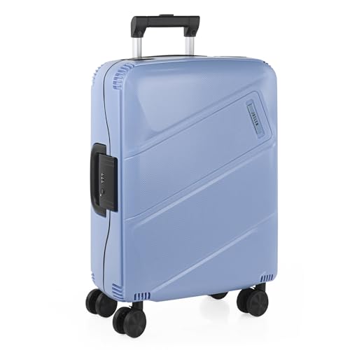 JASLEN - Koffer Klein Handgepäck - Handgepäck Koffer 4 Rollen - Koffer Handgepäck Leicht und Robust - Reisekoffer Klein aus Hochwertigen Materialien - Hartschalenkoffer Klein mit Zahlenschloss, Blau von JASLEN