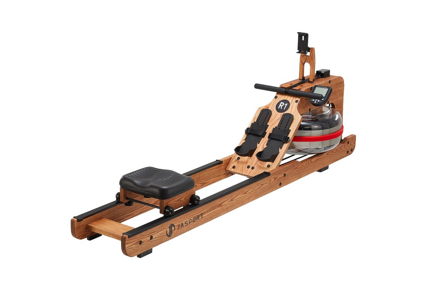 JASPORT Rudergerät R1 (mit Handtuch, Rudermaschine), mit Trainingscomputer (Kinomap kompatibel) & Tablethalterung JASPORT Rudergerät R1 (mit Handtuch, Rudermaschine), mit Trainingscomputer (Kinomap kompatibel) & Tablethalterung von JASPORT