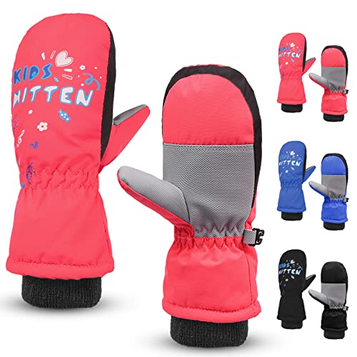 Kinder Skihandschuhe - Wasserdicht Handschuhe Thermo Atmungsaktiv Fäustlinge für Jungen und Mädchen, Winterhandschuhe für Outdoor Snowboard Skifahren Kinder Skihandschuhe - Wasserdicht Handschuhe Thermo Atmungsaktiv Fäustlinge für Jungen und Mädchen, Winterhandschuhe für Outdoor Snowboard Skifahren von JASUEN