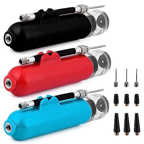 3 Stück Dual Action Ballpumpe, Kugelpumpe, mit Schlauchhalterung, Sport Ball Pumpe, Sports Stable Dual Action Ballpumpe, für Basketball Fußball Volleyball Sport Ball und Andere Aufblasbare Bälle 3 Stück Dual Action Ballpumpe, Kugelpumpe, mit Schlauchhalterung, Sport Ball Pumpe, Sports Stable Dual Action Ballpumpe, für Basketball Fußball Volleyball Sport Ball und Andere Aufblasbare Bälle von JAWAI