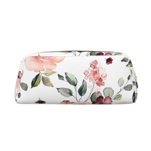 JCAKES Blühende Rose Blumen Leder Federmäppchen Federtasche für Mädchen Mäppchen Jungen Klein Federmäppchen Personalisierte Federmäppchen Aufbewahrungstasche Kosmetiktasche, gold, Einheitsgröße, JCAKES Blühende Rose Blumen Leder Federmäppchen Federtasche für Mädchen Mäppchen Jungen Klein Federmäppchen Personalisierte Federmäppchen Aufbewahrungstasche Kosmetiktasche, gold, Einheitsgröße, von JCAKES