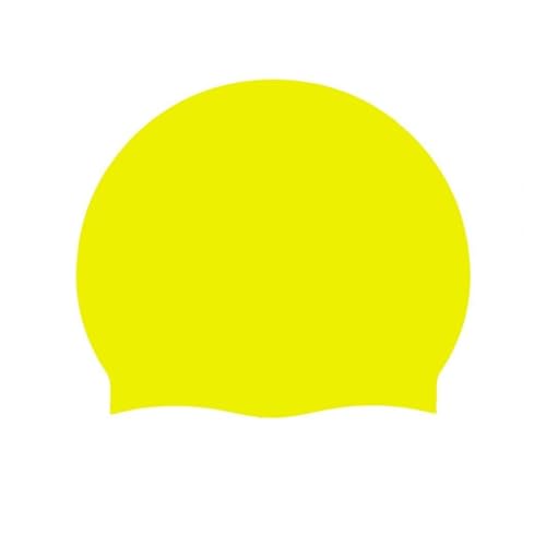 1 stücke Schwimmen Kappe Ultradünne Schwimmen Hut Weiche Textur Angenehm Tragen Praktische Silikon Frauen Männer Tauchen Hut(Yellow) von JCUIyon