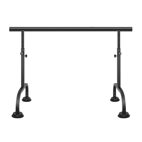 Ballettstange Stabile Tragbare Ballettstange Aus Stahl, Verstellbar 80–115 Cm Freistehende Ballett-Tanzstange Für Heim-Fitness-Tanzstudio, Für Stretching Und Pilates-Training(Black,300cm/9.84ft) von JCWGLY